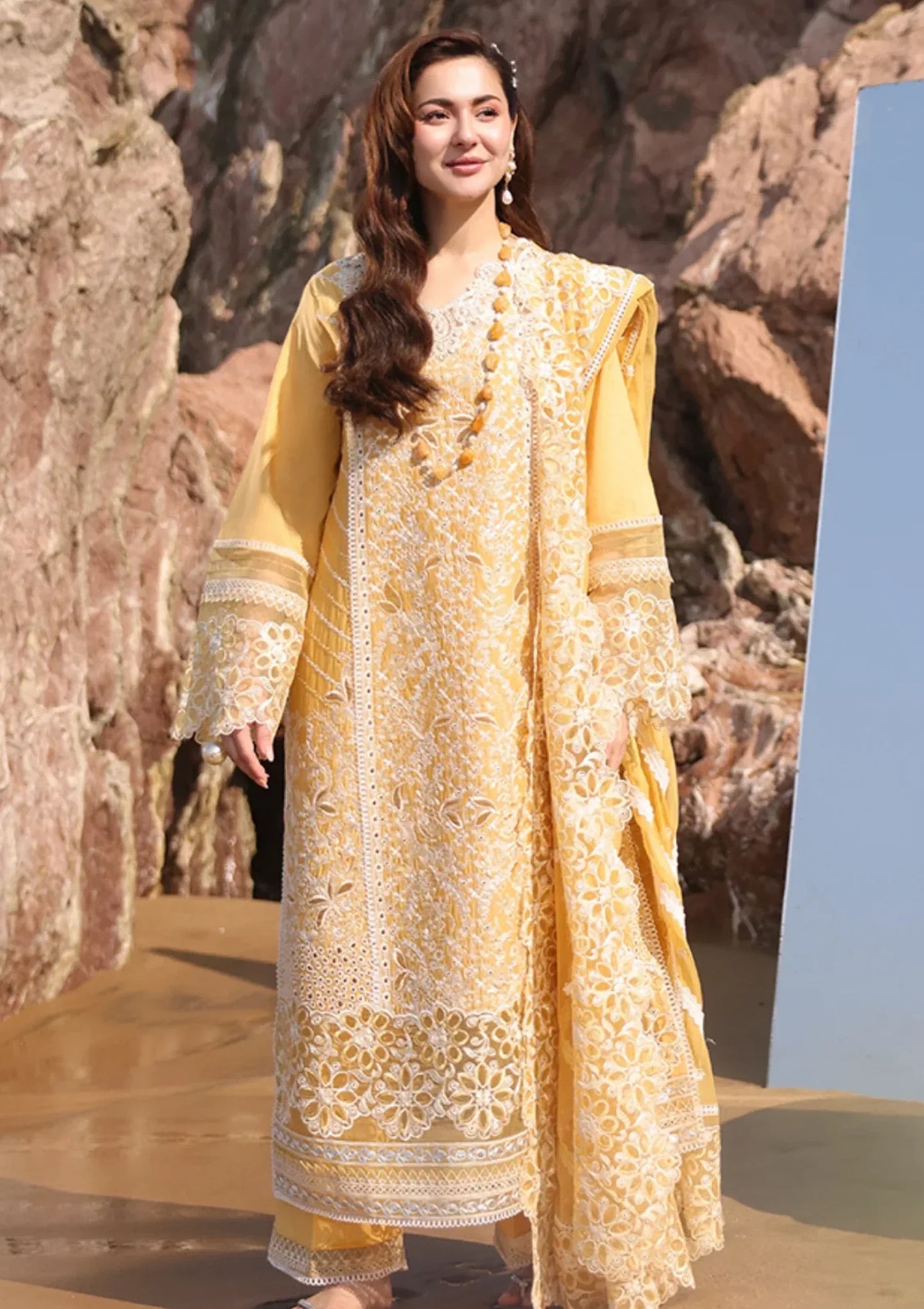 Summer 3PC Lawn Chikenkari Embroidered Shirt