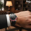 Watch for Men Silicone Rubber Strap Quartz Withe Date Option.