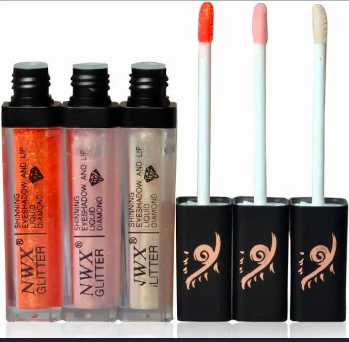 Deal of 3 Liquid Eyeshadow and lip Liquid